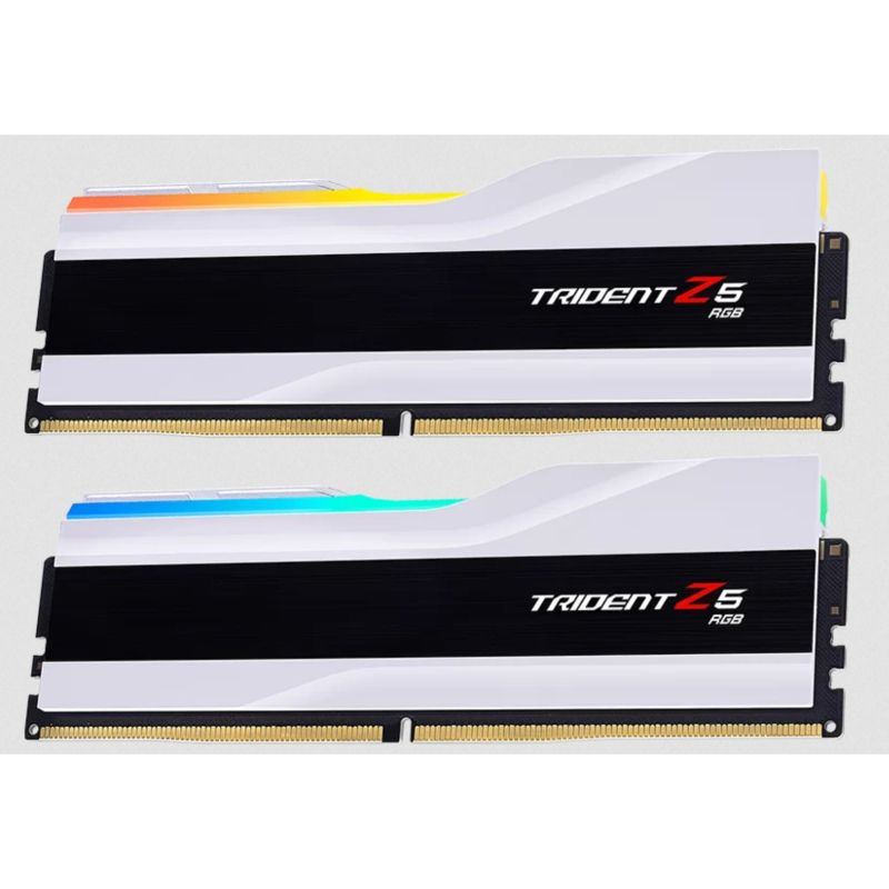 G.SKILL 48 GB kit DDR5 8000 CL40 Trident Z5 RGB white G.SKILL 48 GB kit DDR5 8000 CL40 Trident Z5 RGB white