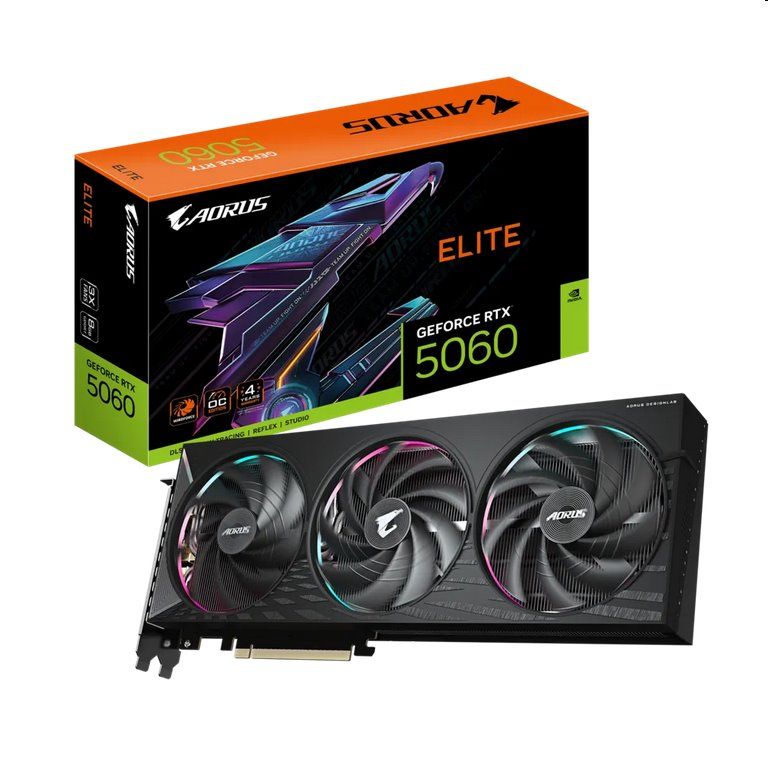 Gigabyte AORUS GeForce RTX 5060 ELITE 8G Gigabyte AORUS GeForce RTX 5060 ELITE 8G