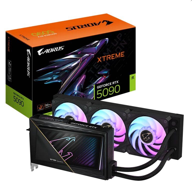 Gigabyte AORUS GeForce RTX 5090 XTREME WATERFORCE 32G Gigabyte AORUS GeForce RTX 5090 XTREME WATERFORCE 32G