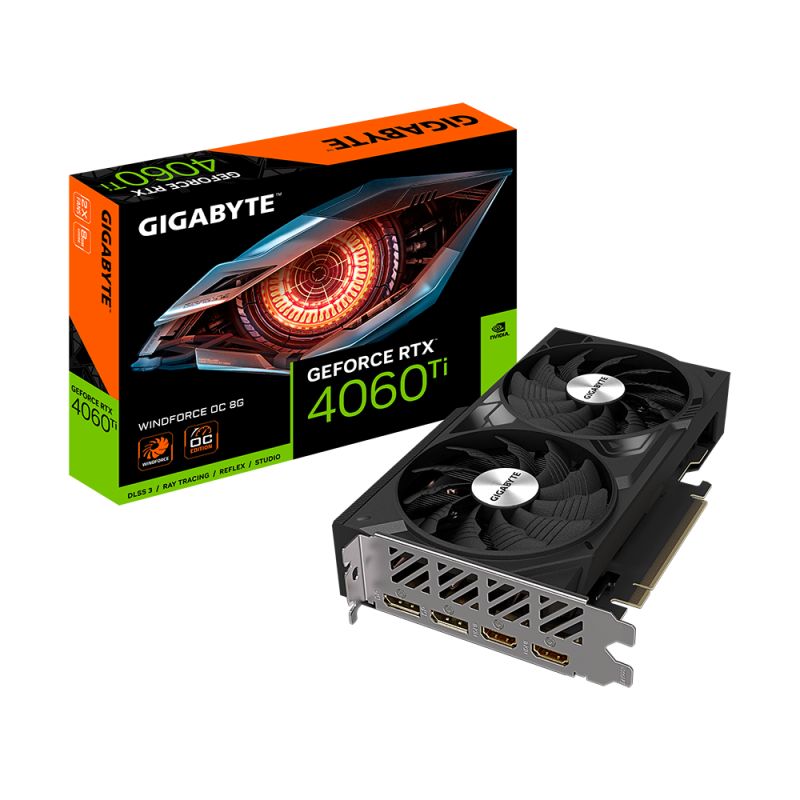 Gigabyte GeForce RTX 4060 Ti WINDFORCE 8G Gigabyte GeForce RTX 4060 Ti WINDFORCE 8G