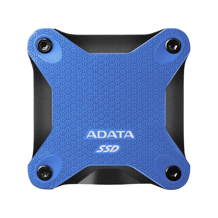 A-Data SSD SD600Q, 480GB, USB 3.2-rychlost 440/430 MB/s (ASD600Q-480GU31-CBL), Blue