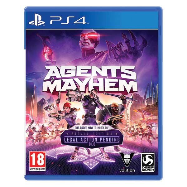 Agents of Mayhem[PS4]-BAZAR (použité zboží)