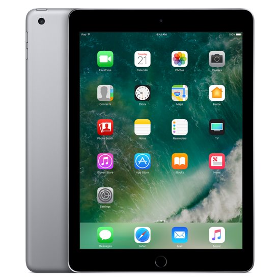 Apple iPad 9,7 "(2018), 32GB | Space Gray, Třída A-použité, záruka 12 měsíců