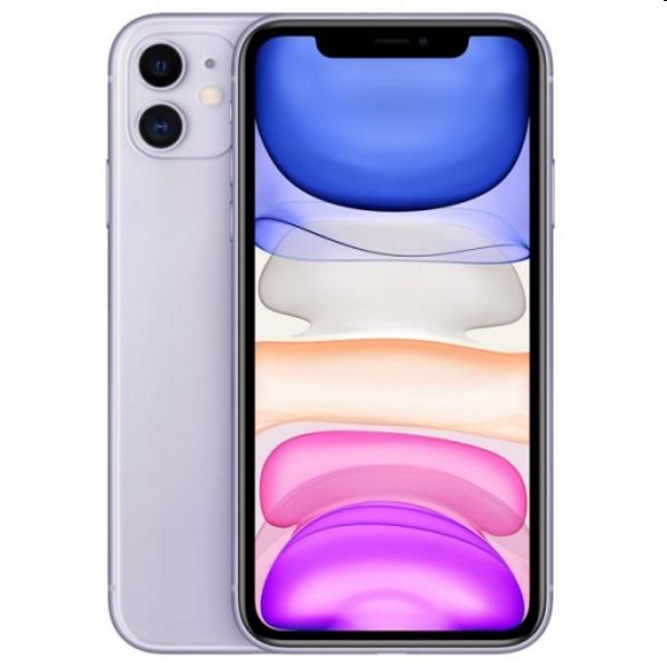 Apple iPhone 11, 128GB | Purple, Třída C - použité, záruka 12 měsíců