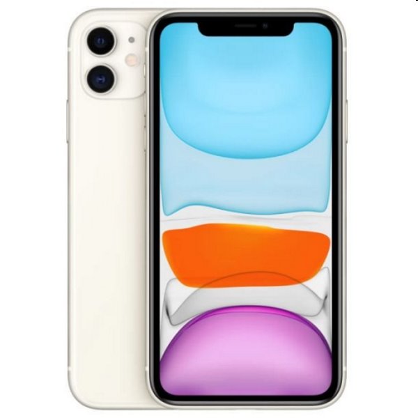 Apple iPhone 11, 128GB | White, Třída A - použité, záruka 12 měsíců