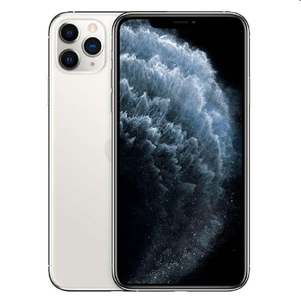 Apple iPhone 11 Pro Max, 256GB | Silver, Třída B-použité, záruka 12 měsíců Apple iPhone 11 Pro Max, 256GB | Silver, Třída B-použité, záruka 12 měsíců