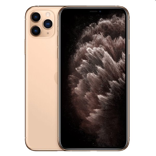 Apple iPhone 11 Pro Max, 512GB, zlatá, Třída B - použité, záruka 12 měsíců