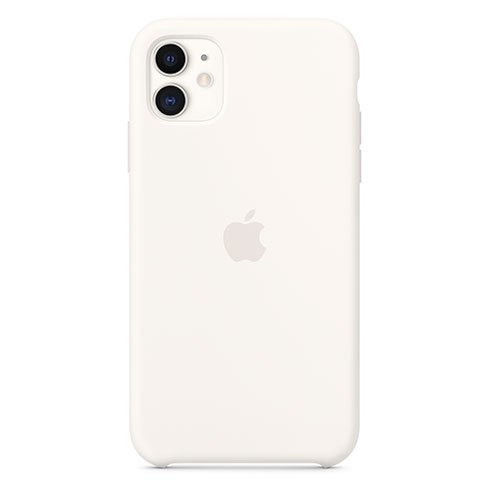 Apple iPhone 11 Silicone Case, white