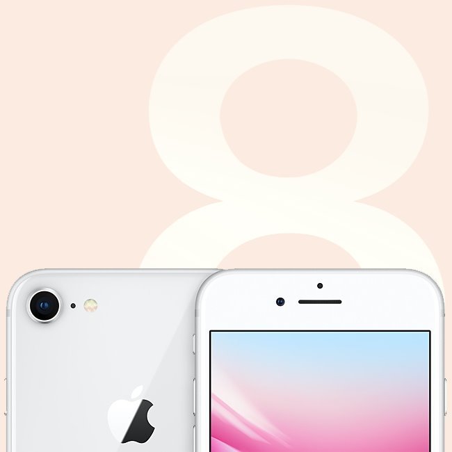Apple iPhone 8, 256GB |  Silver, Třída B-použité, záruka 12 měsíců