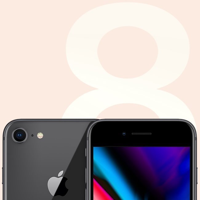 Apple iPhone 8, 256GB, space gray, Třída A - použité s DPH, záruka 12 měsíců