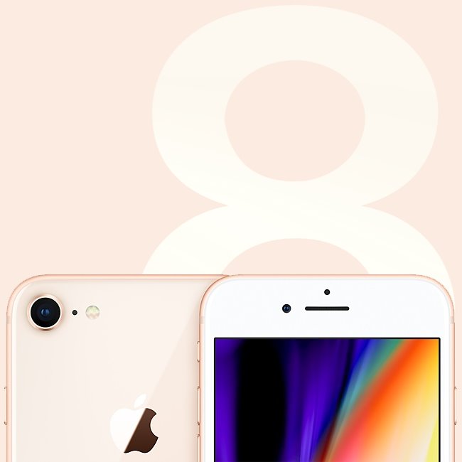 Apple iPhone 8, 64GB |  Gold, Třída C-použité, záruka 12 měsíců