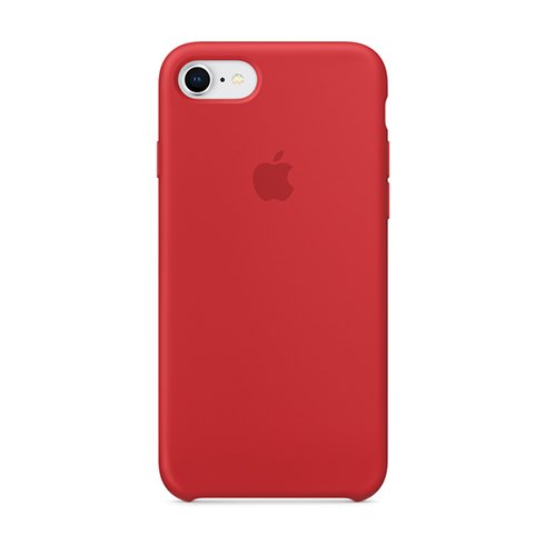 
Apple iPhone 8/7 Silicone Case-(PRODUCT) RED