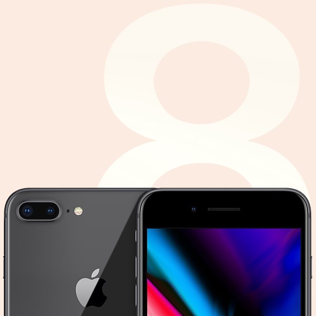 Apple iPhone 8 Plus, 256GB | 
 Space Gray, Třída C-použité, záruka 12 měsíců