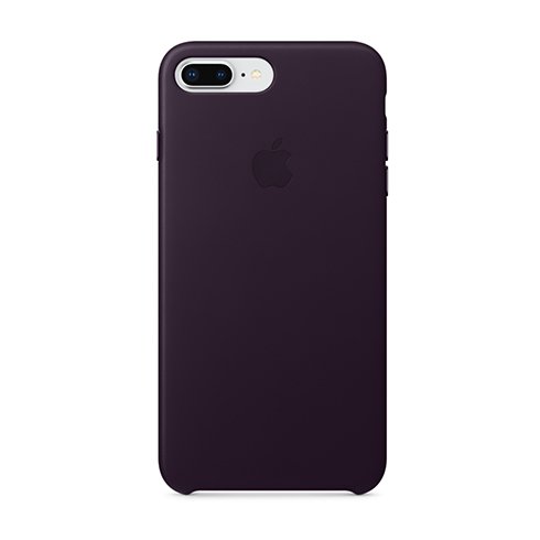 
Apple iPhone 8 Plus/7 Plus Leather Case-Dark Aubergine
