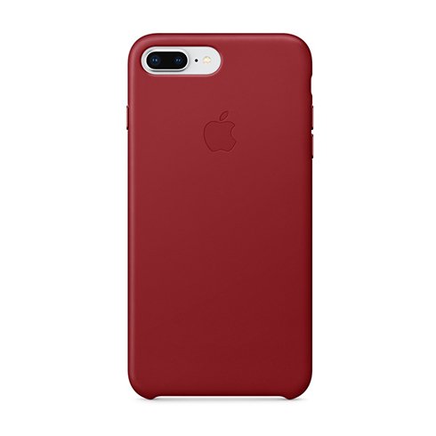 
Apple iPhone 8 Plus/7 Plus Leather Case-(PRODUCT) RED