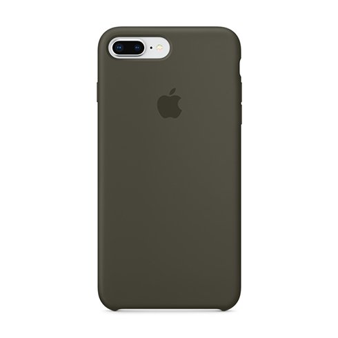 
Apple iPhone 8 Plus/7 Plus Silicone Case-Dark Olive