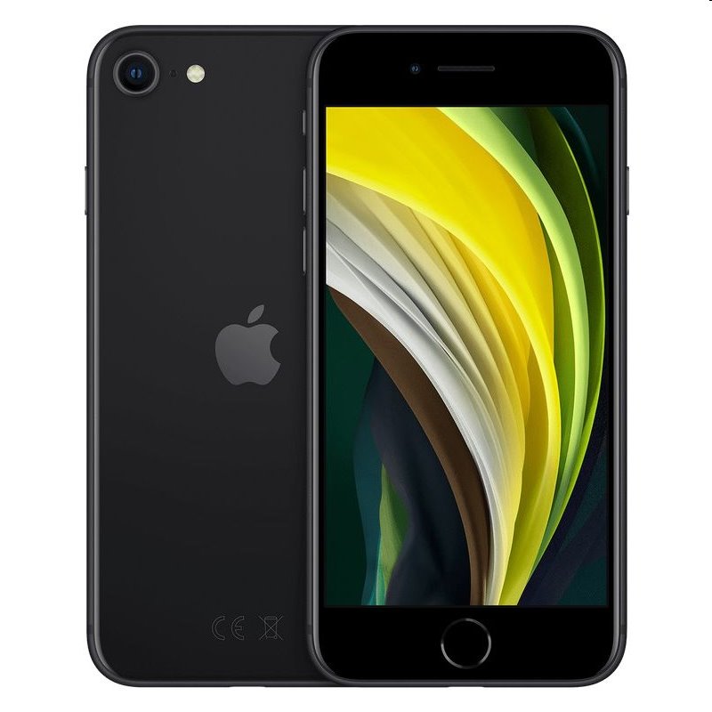 Apple iPhone SE (2020) 128GB | Black, Třída A - použito s DPH, záruka 12 měsíců