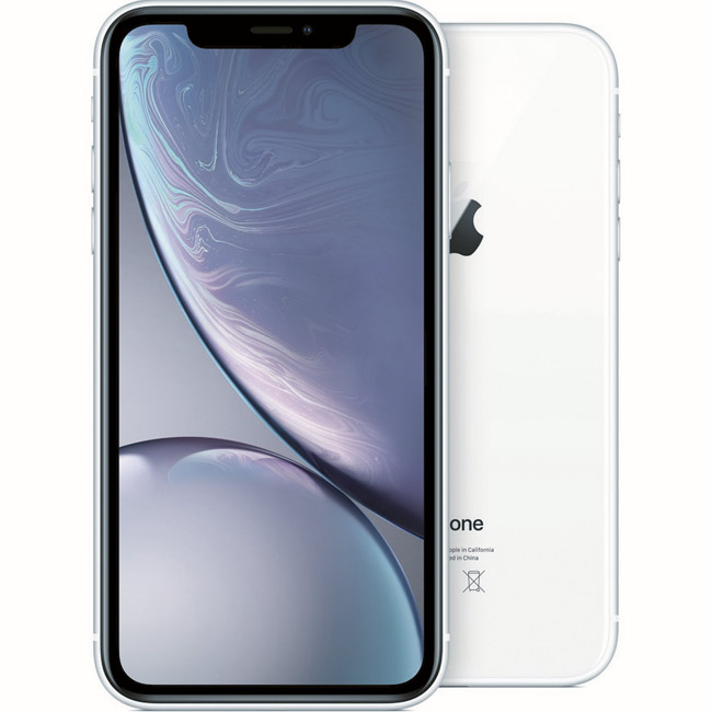 iPhone XR, 128GB, white