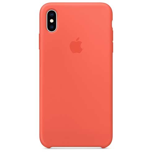
Apple iPhone XS Max Silicone Case-Nectarine