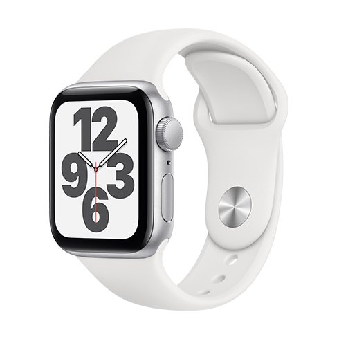 Apple Watch SE GPS, 44mm Silver, Třída C - použito, záruka 12 měsíců