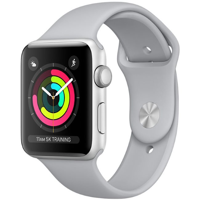 Apple Watch Series 3 GPS, 38mm, silver, Třída B - použito, záruka 12 měsíců