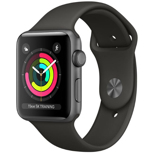 Apple Watch Series 3, 38mm | Space Gray, Třída C - použité, záruka 12 měsíců