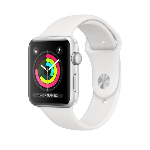 Apple Watch Series 3 GPS, 42mm | Silver, Třída B - použito, záruka 12 měsíců