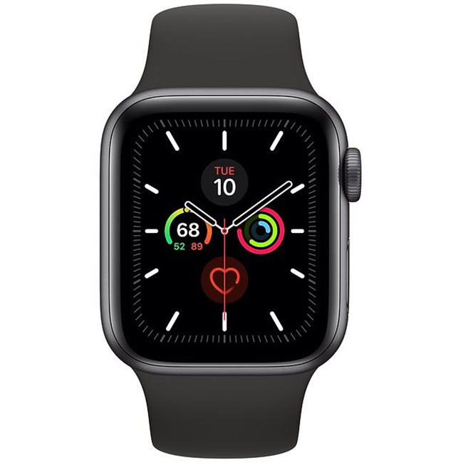 Apple Watch Series 5 GPS, 44mm | Space Gray, Třída C - použité, záruka 12 měsíců