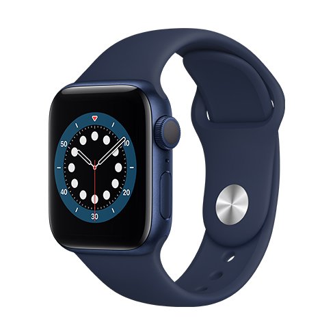 Apple Watch Nike Series 6 GPS, 44mm Silver Aluminium Case, Třída B - použité, záruka 12 měsíců