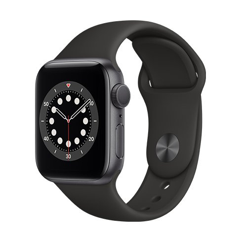 Apple Watch Series 6 GPS, 44mm Space Gray, Třída B - použité, záruka 12 měsíců