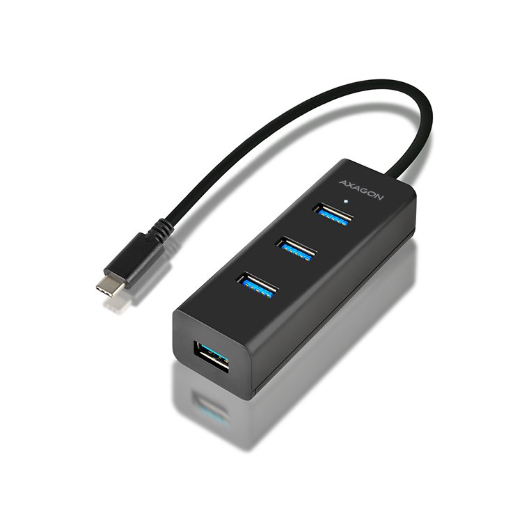 AXAGON HUE-S2C 4x USB 3.0 hub s podporou rychlonabíjení