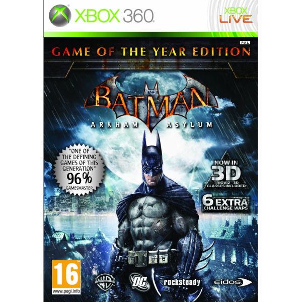 Batman: Arkham Asylum (Game of the Year Edition)[XBOX 360]-BAZAR (použité zboží)