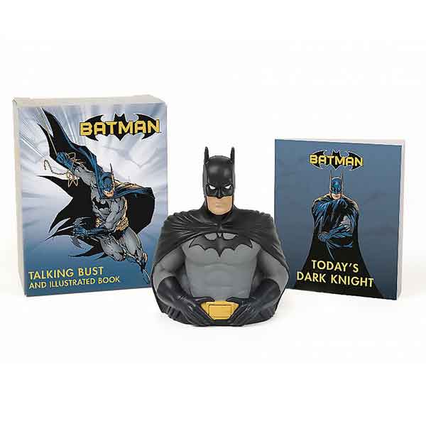 Batman: Talking Bust and Illustrated Book (Miniature Editions)