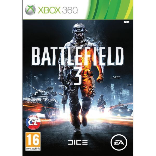 Battlefield 3 CZ[XBOX 360]-BAZAR (použité zboží)