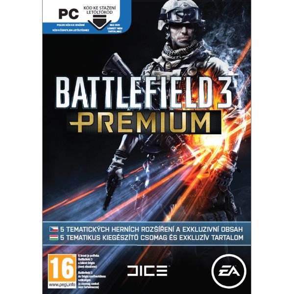 Battlefield 3: Premium CZ (CD-Key)