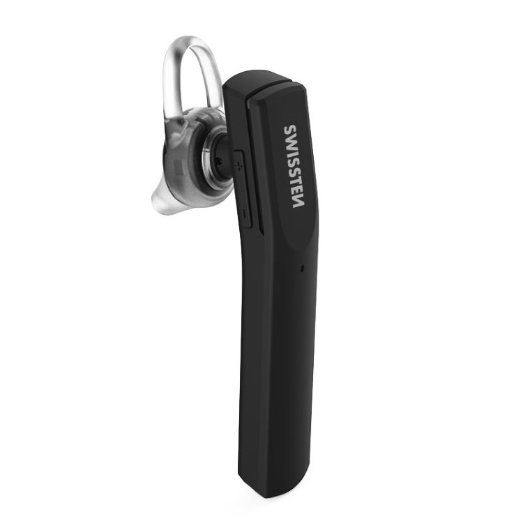 Bluetooth mono headset Swissten UltraLight UL-9, černý
