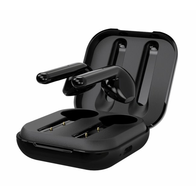 Bluetooth TWS sluchátka Swissten Flypods, černé Bluetooth TWS sluchátka Swissten Flypods, černé