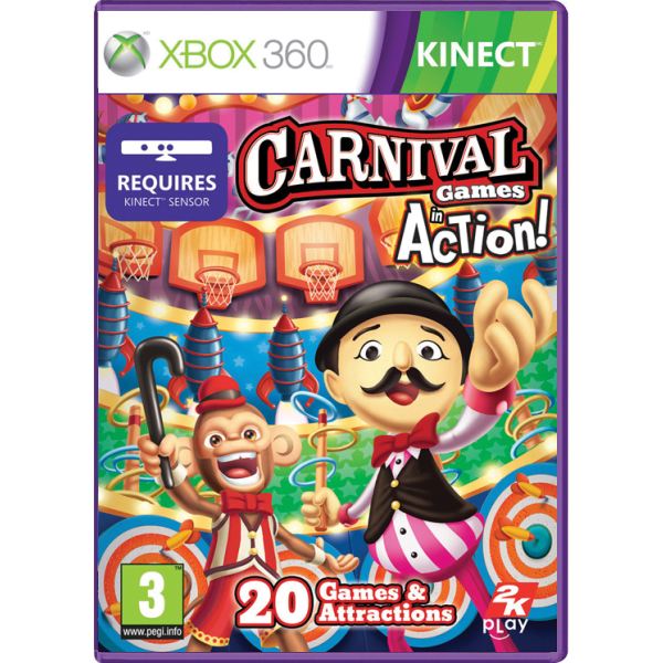 Carnival Games: In Action[XBOX 360]-BAZAR (použité zboží)