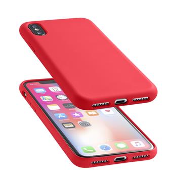 
CellularLine SENSATION ochranný silikonový kryt pro Apple iPhone X/XS, červený