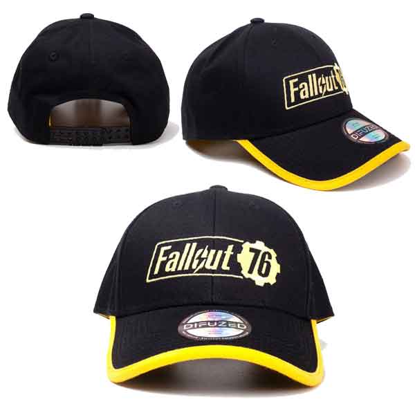 Čepice Fallout 76 Yellow Logo