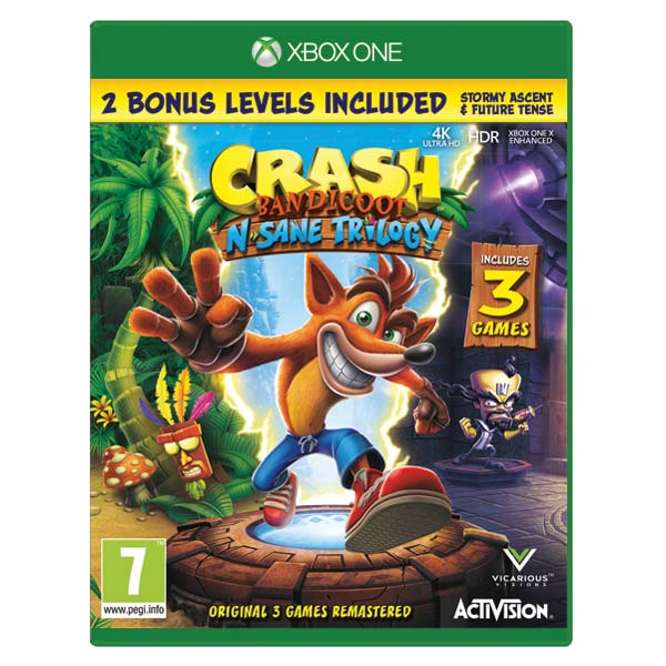 Crash Bandicoot N.Sane Trilogy[XBOX ONE]-BAZAR (použité zboží)