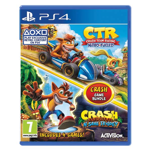 Crash Team Racing + Crash Bandicoot N.Sane Bundle[PS4]-BAZAR (použité zboží)