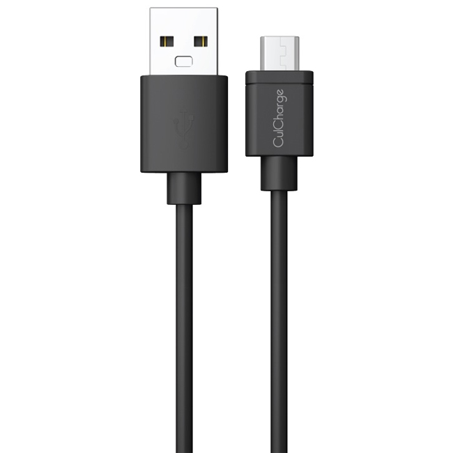 CulCharge 1M cable MicroUSB, black CulCharge 1M cable MicroUSB, black