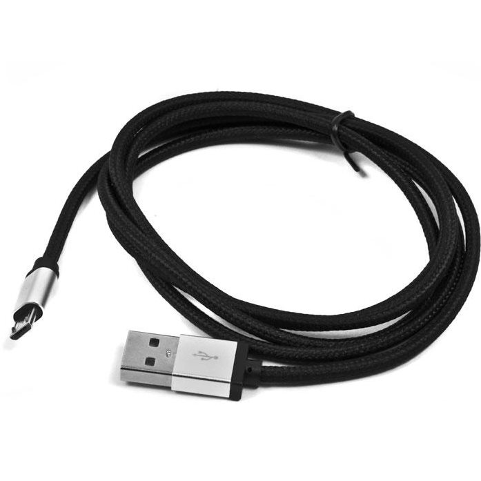Datový a nabíjací kabel Extreme X Style s micro USB konektorem, Black