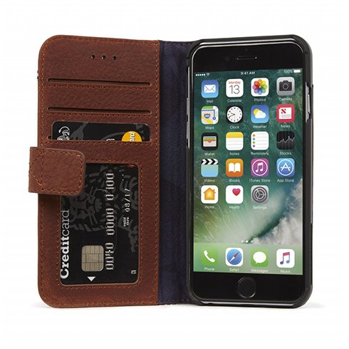 
Decoded pouzdro Leather Wallet Case pro iPhone 7/8/SE 2020-Brown