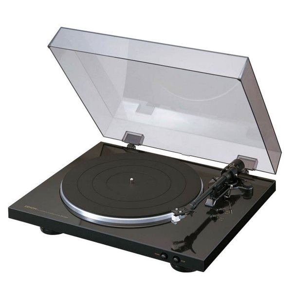 Denon DP-300F, gramofon, Black