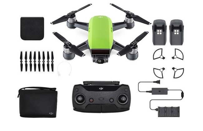 DJI Spark, Fly More Combo, Meadow Green version-DJIS0202C