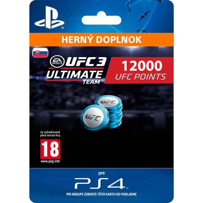 EA Sport UFC 3-12 000 UFC Points SK EA Sport UFC 3-12 000 UFC Points SK
