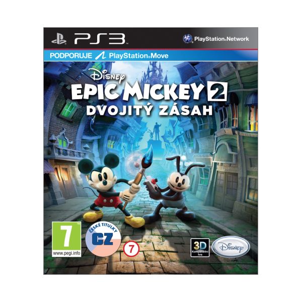 Epic Mickey 2: Dvojitý zásah CZ[PS3]-BAZAR (použité zboží)