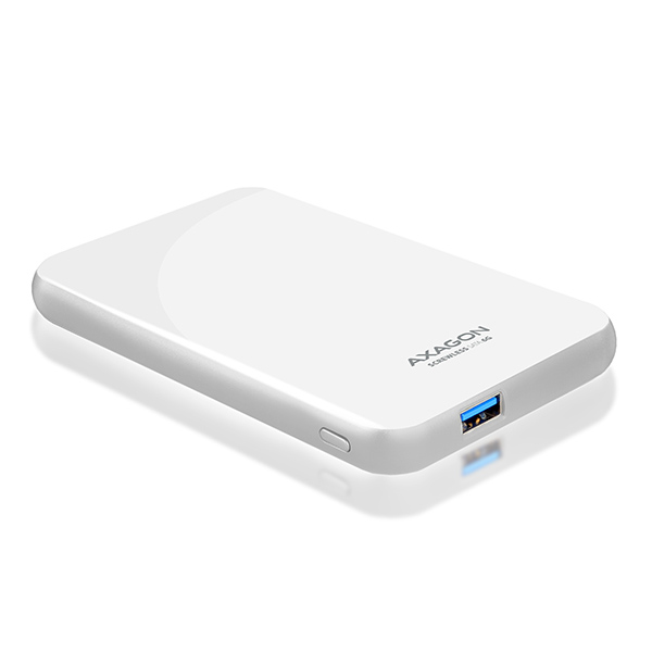 Externí box Axagon EE25-S6 USB 3.0 Screwless Box, white Externí box Axagon EE25-S6 USB 3.0 Screwless Box, white